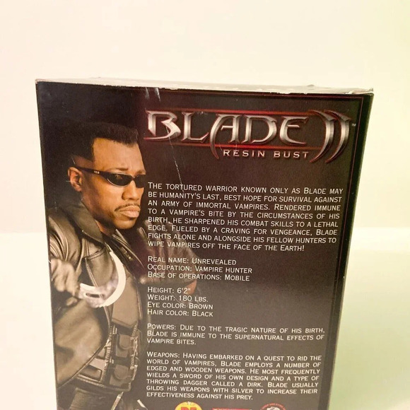 2002 Blade 2 Wesley Snipes Resin Bust Dynamic Forces Limited Edition 0543/1998 - Picture 14 of 16